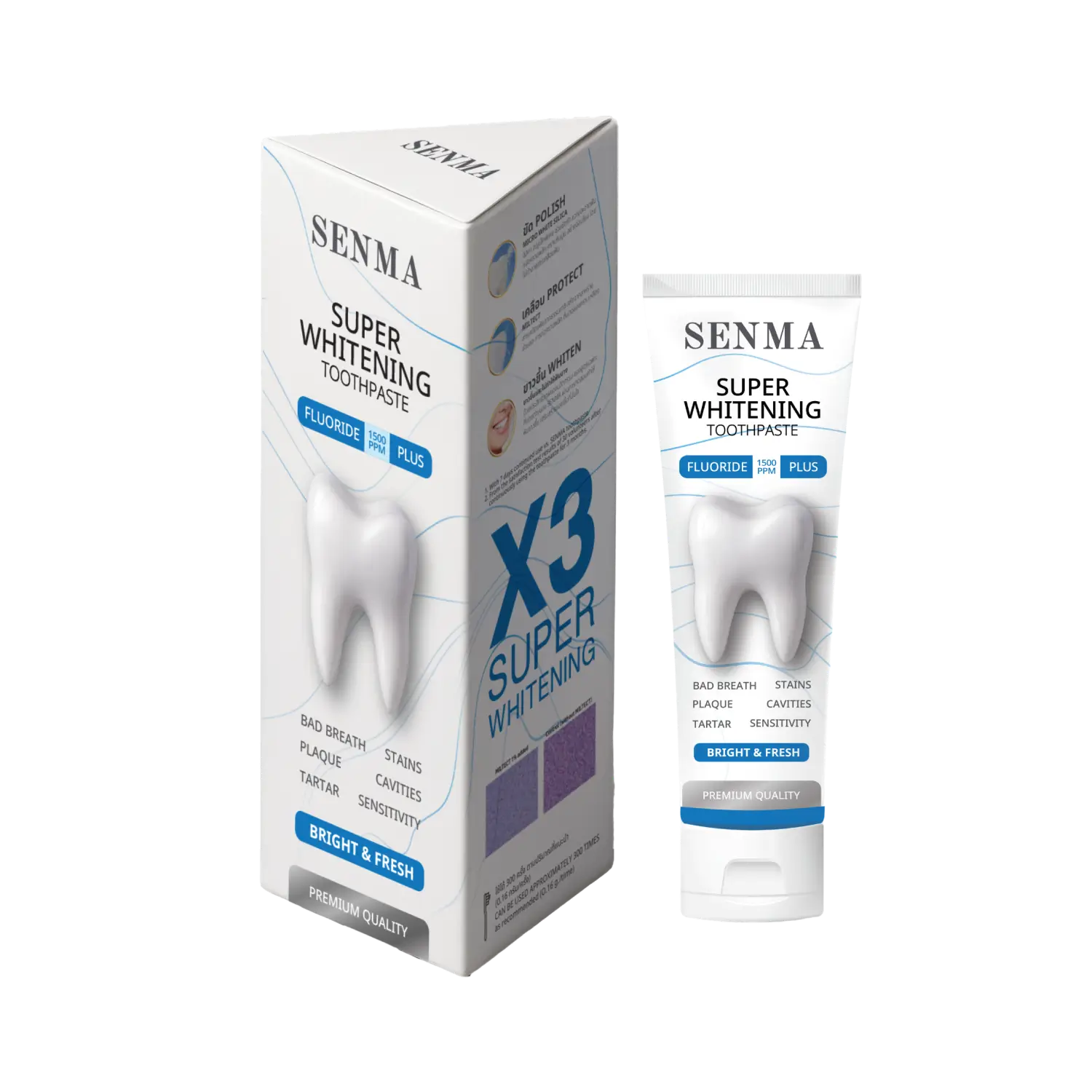 SENMA SUPER WHITENING TOOTHPASTE